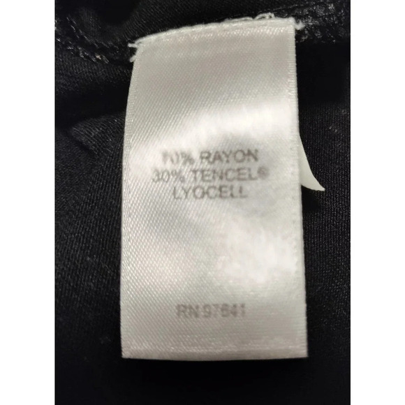 J Jill Size Medium Button Tunic Shift Dress floral pattern long sleeves - Picture 6 of 10